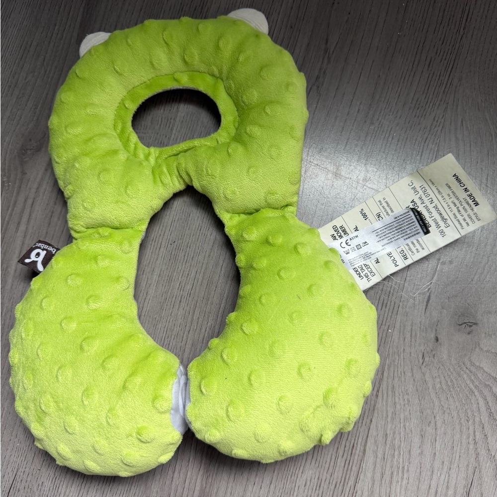 BenBat Reversible Monster Plush Kids Neck Pillow